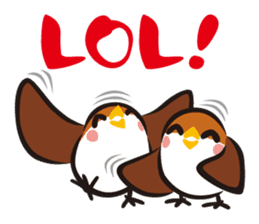 Three Sparrows ( English ver. - part2 ) sticker #1626082