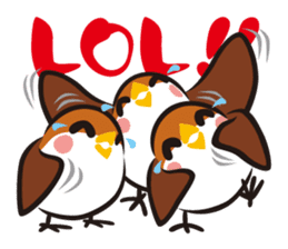 Three Sparrows ( English ver. - part2 ) sticker #1626083
