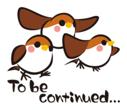 Three Sparrows ( English ver. - part2 ) sticker #1626111