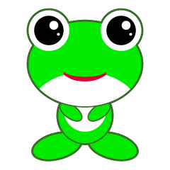 pretty frogs -Green/English ver-