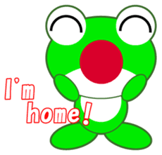 pretty frogs -Green/English ver- sticker #1626615