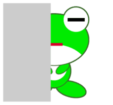 pretty frogs -Green/English ver- sticker #1626619