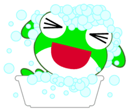 pretty frogs -Green/English ver- sticker #1626629