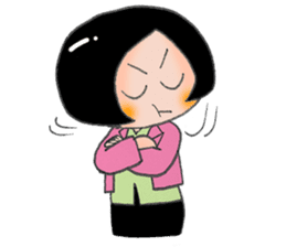 Busy Busy Salary Girl sticker #1627275