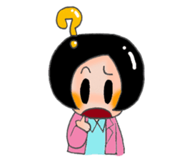 Busy Busy Salary Girl sticker #1627276