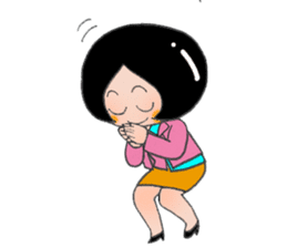 Busy Busy Salary Girl sticker #1627279