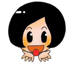 Busy Busy Salary Girl sticker #1627282