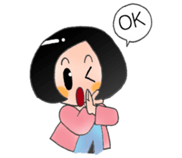 Busy Busy Salary Girl sticker #1627283