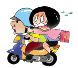 Busy Busy Salary Girl sticker #1627285