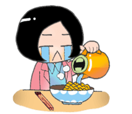 Busy Busy Salary Girl sticker #1627289