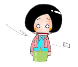 Busy Busy Salary Girl sticker #1627294