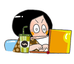 Busy Busy Salary Girl sticker #1627297