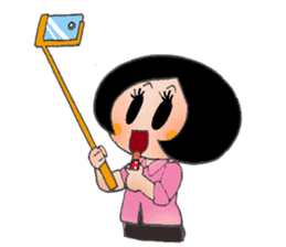 Busy Busy Salary Girl sticker #1627299