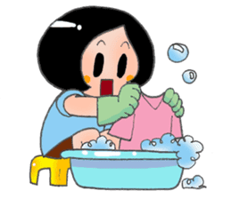 Busy Busy Salary Girl sticker #1627302