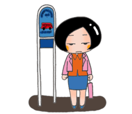 Busy Busy Salary Girl sticker #1627303