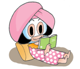 Busy Busy Salary Girl sticker #1627309