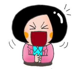 Busy Busy Salary Girl sticker #1627311