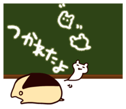 Hamster and blackboard sticker #1627488