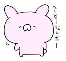 pinknousagisan sticker #1627782