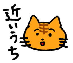 Japanese pretty cats sticker #1627964