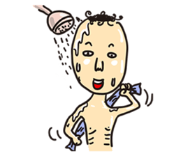 the Afro-hair office worker sticker #1628296