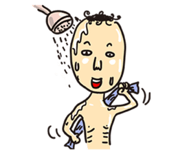 the Afro-hair office worker sticker #1628296