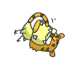 Kawaii Tiger sticker #1628598