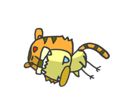 Kawaii Tiger sticker #1628599