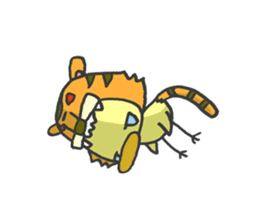 Kawaii Tiger sticker #1628599