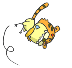 Kawaii Tiger sticker #1628600