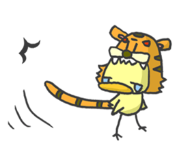 Kawaii Tiger sticker #1628607