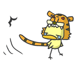 Kawaii Tiger sticker #1628607