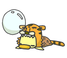 Kawaii Tiger sticker #1628609