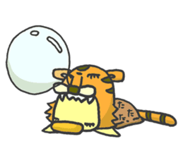 Kawaii Tiger sticker #1628609