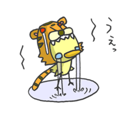 Kawaii Tiger sticker #1628628