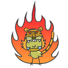 Kawaii Tiger sticker #1628630