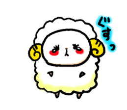 softly sheep sticker #1629052