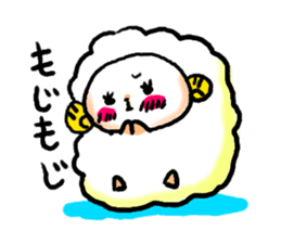 softly sheep sticker #1629065