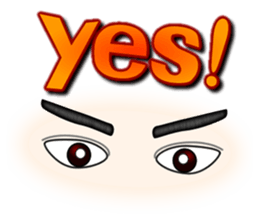 eyecontact (english version) sticker #1629774