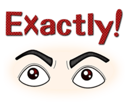 eyecontact (english version) sticker #1629785
