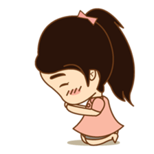 amieiko: Mi-Ke a little girl sticker #1629794