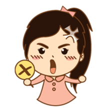 amieiko: Mi-Ke a little girl sticker #1629797