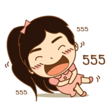 amieiko: Mi-Ke a little girl sticker #1629799