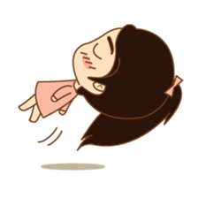 amieiko: Mi-Ke a little girl sticker #1629803