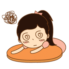 amieiko: Mi-Ke a little girl sticker #1629808