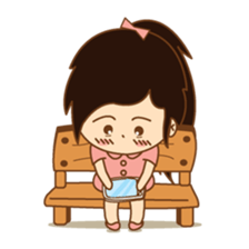 amieiko: Mi-Ke a little girl sticker #1629819