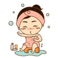 amieiko: Mi-Ke a little girl sticker #1629820