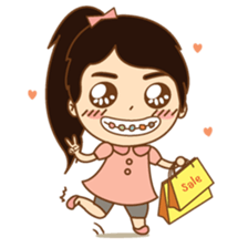 amieiko: Mi-Ke a little girl sticker #1629827