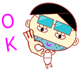 Imitation Hair Old sticker #1630075