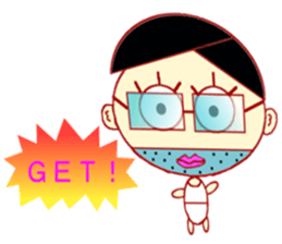 Imitation Hair Old sticker #1630109